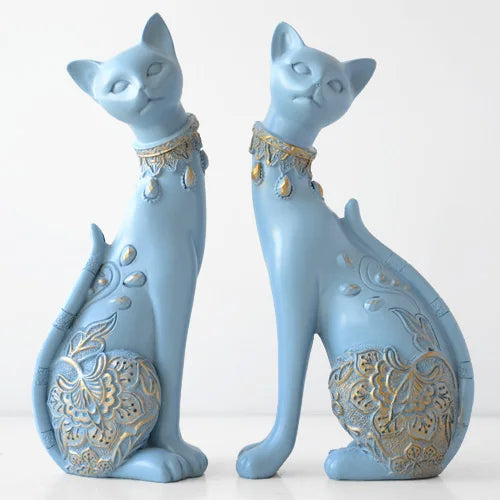 Statue de chat - Duo - Tresors de Deco