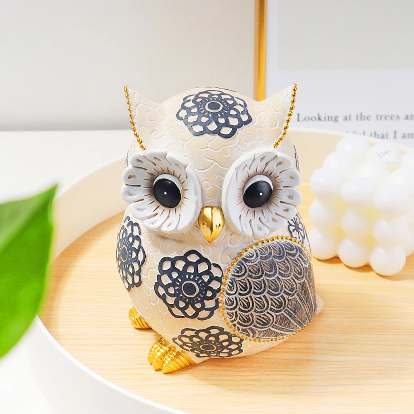 Statue hibou - Tresors de Deco