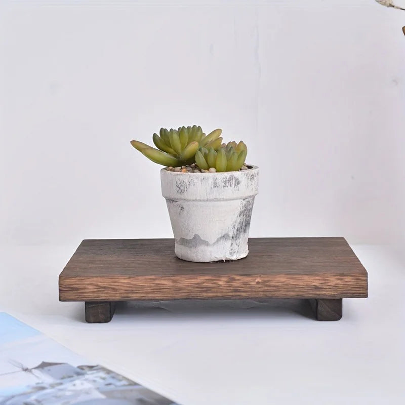 Plateau en bois rétro - Tresors de Deco