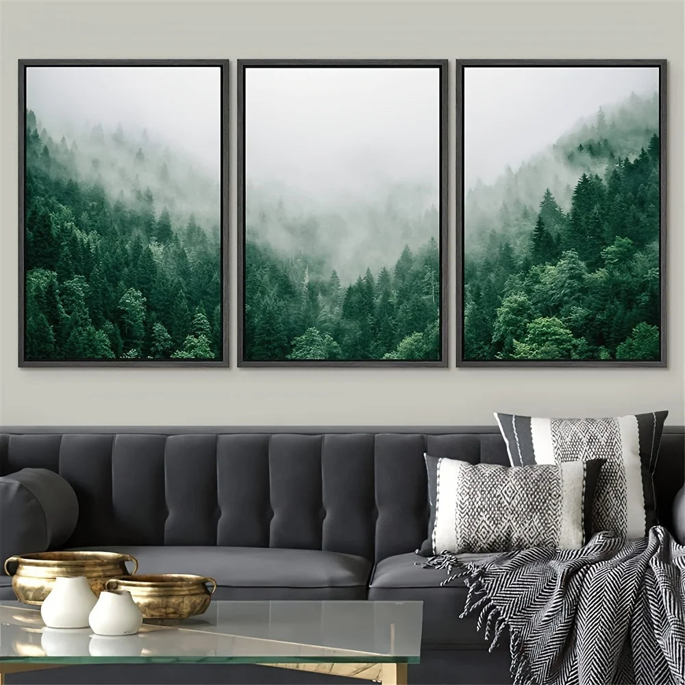 Tableau mural sur toile - Paysage de forêt - Tresors de Deco