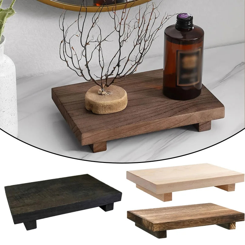 Plateau en bois rétro - Tresors de Deco