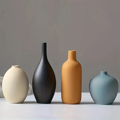 Vases décoratifs en céramique - Set de 4 - Tresors de Deco