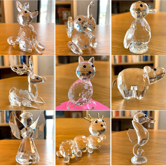 Figurines animaux en cristal - Tresors de Deco