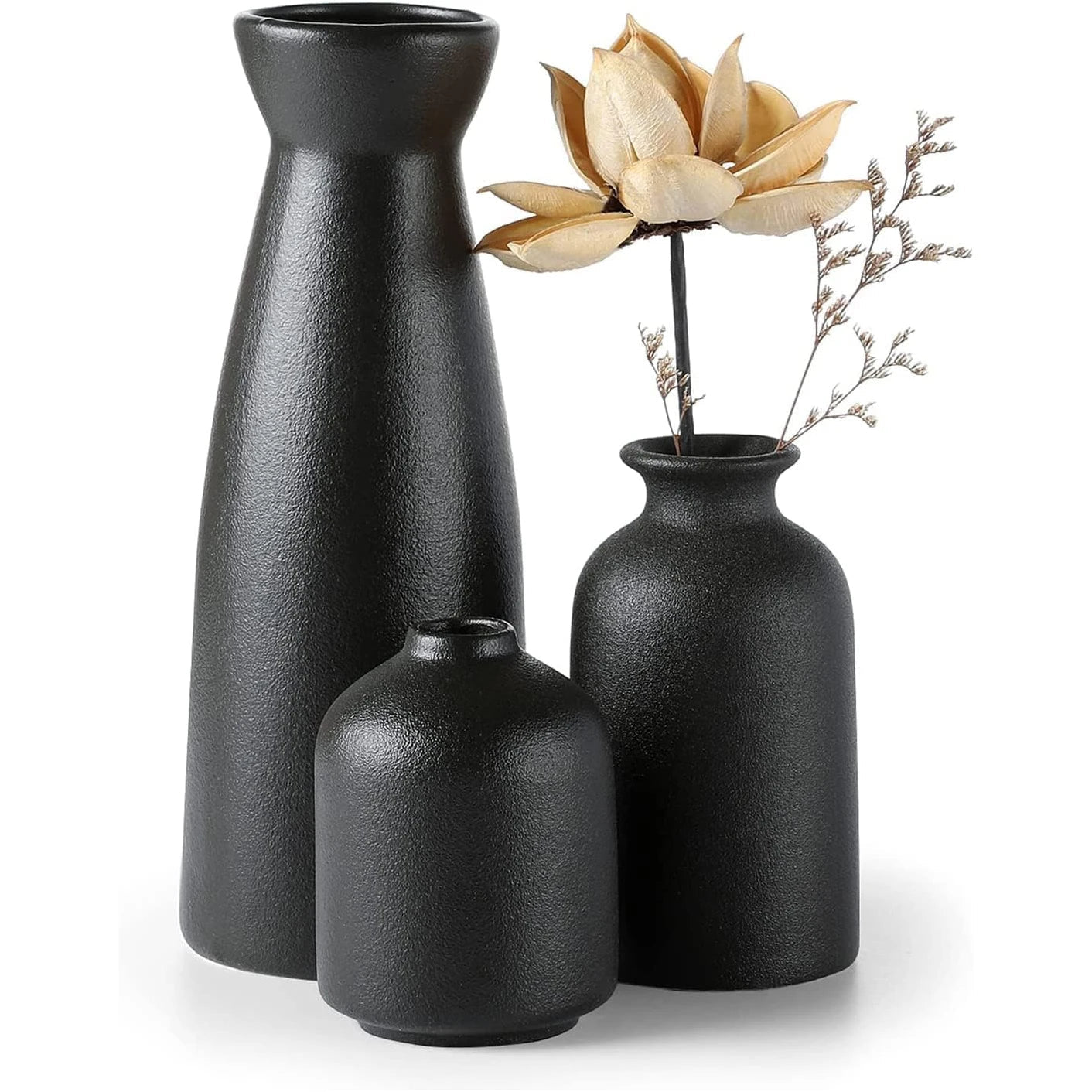 Set de vases en céramique - Lot de 3 - Tresors de Deco