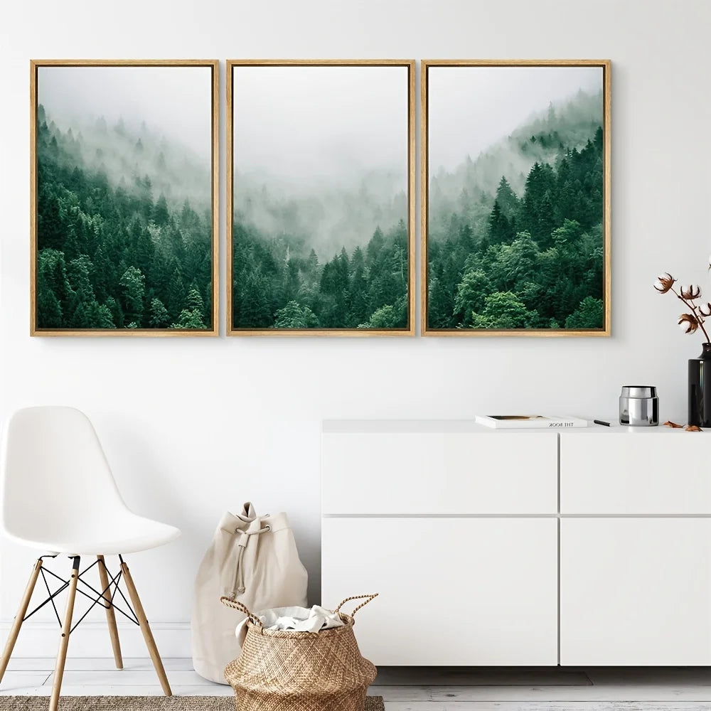 Tableau mural sur toile - Paysage de forêt - Tresors de Deco