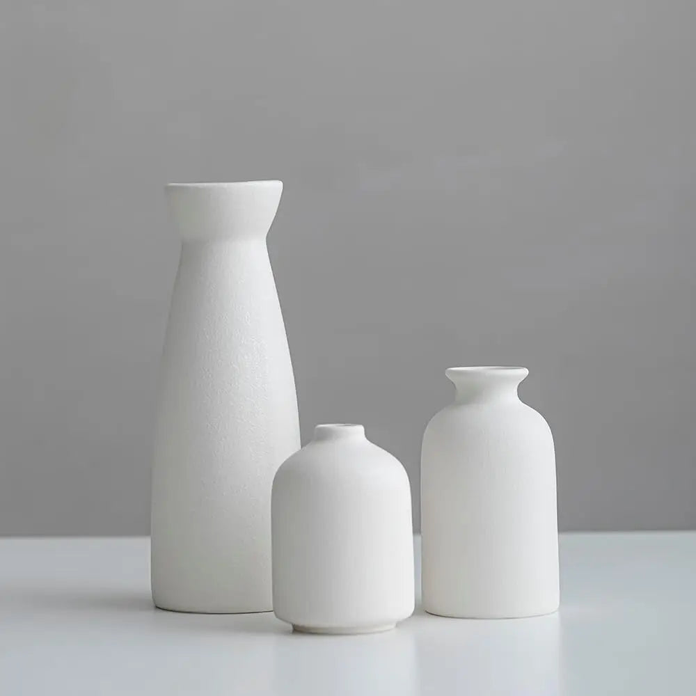 Set de vases en céramique - Lot de 3 - Tresors de Deco