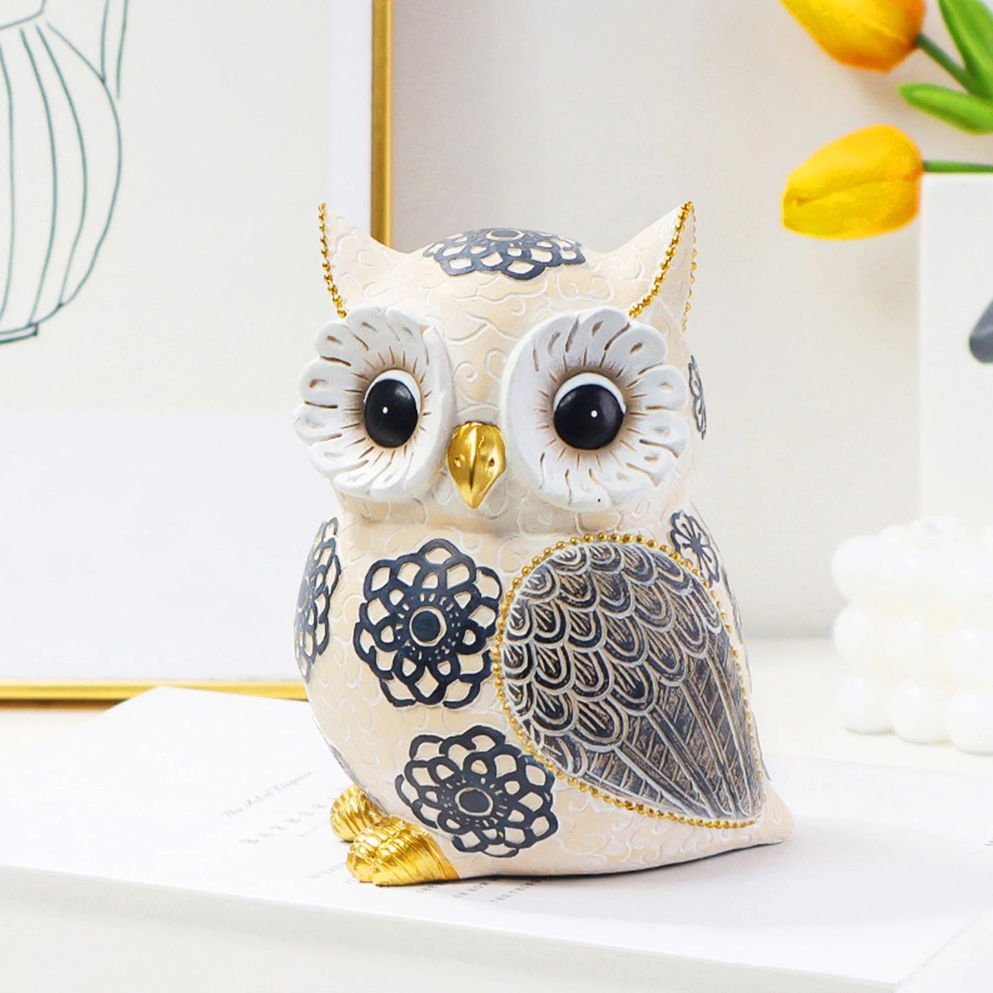 Statue hibou - Tresors de Deco